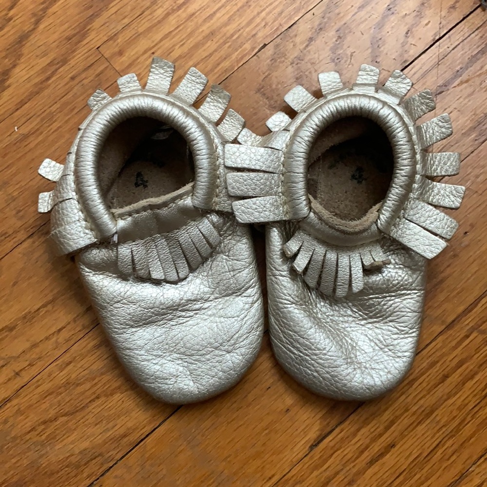 Gold Freshly Picked Moccasins